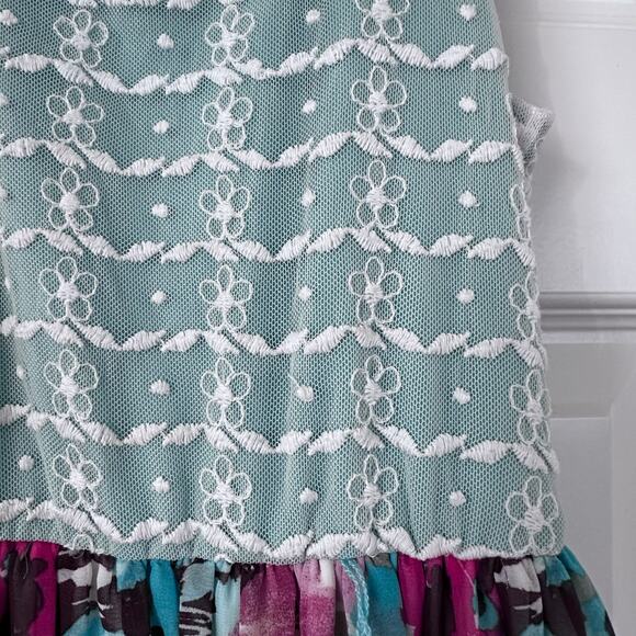 Lilt Size 8 Party Dress Sleeveless Lace Overlay - Picture 4 of 5